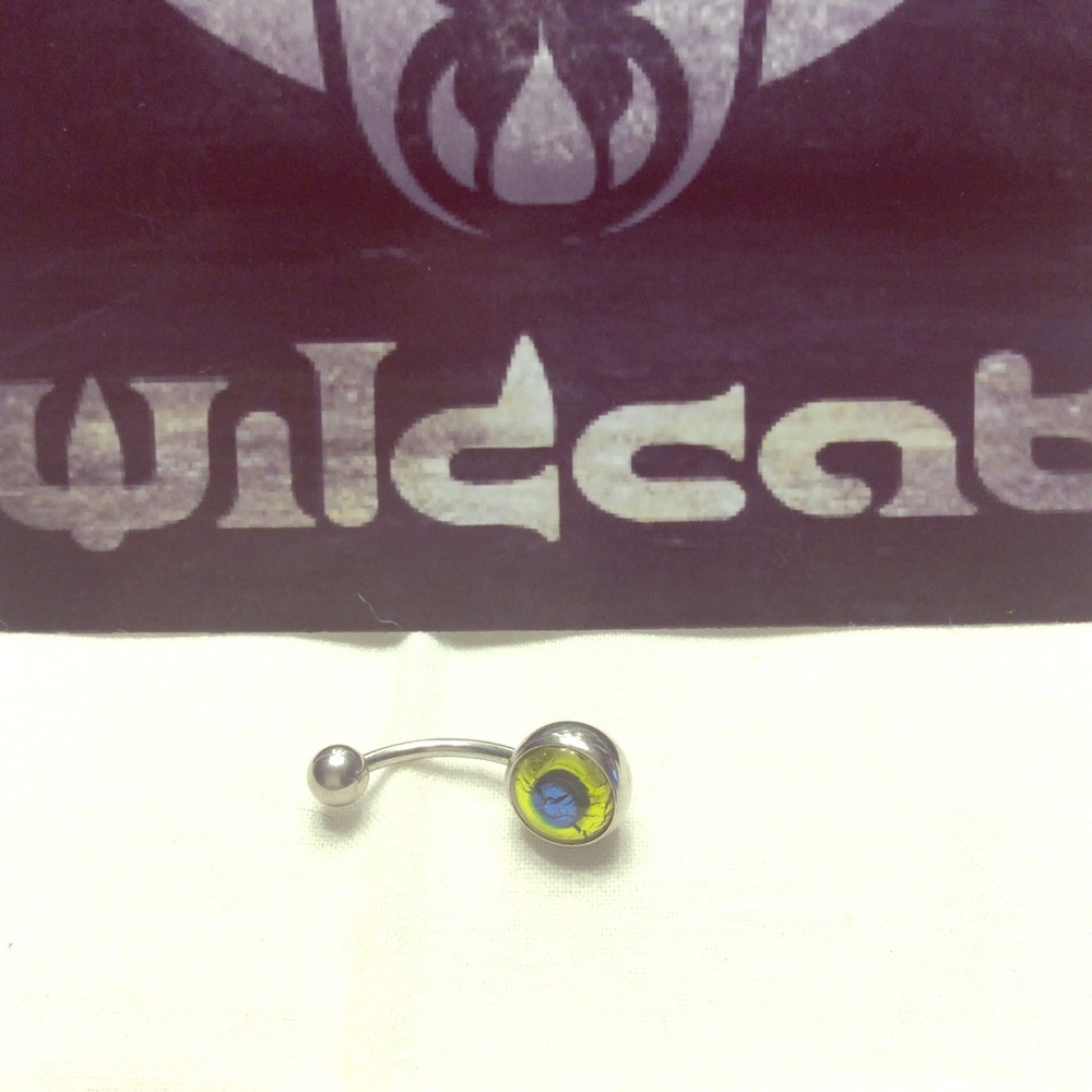 Wildcat Turkish Eye Belly Piercing